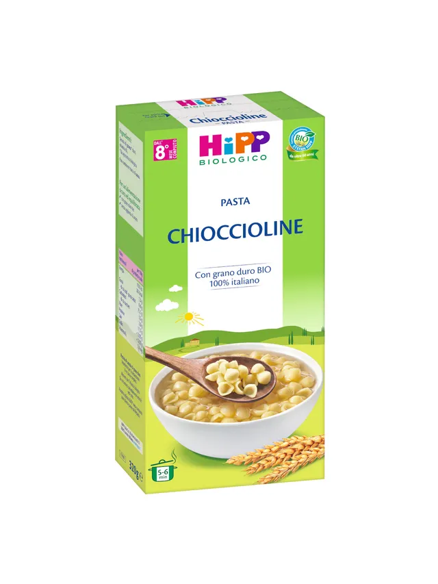 HiPP Biologico Pastina Chioccioline 320g dall'8° Mese