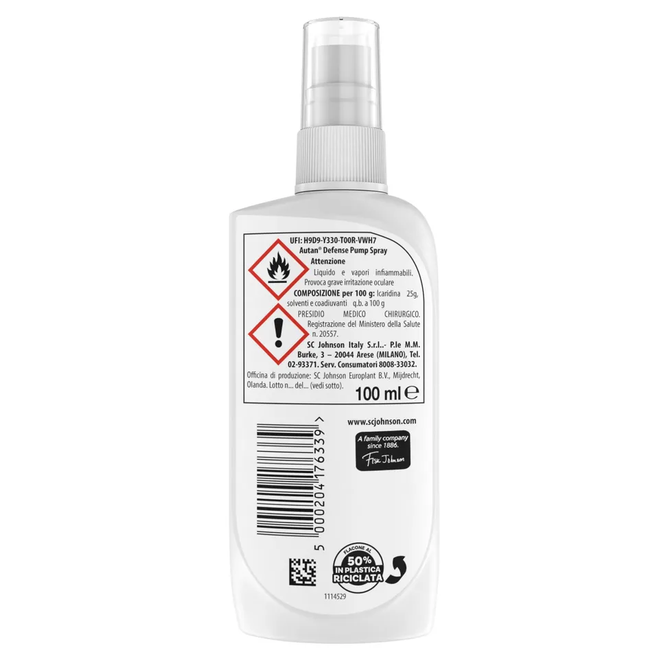 Autan Defense Plant Based spray antizanzare 100 ml eucalipto