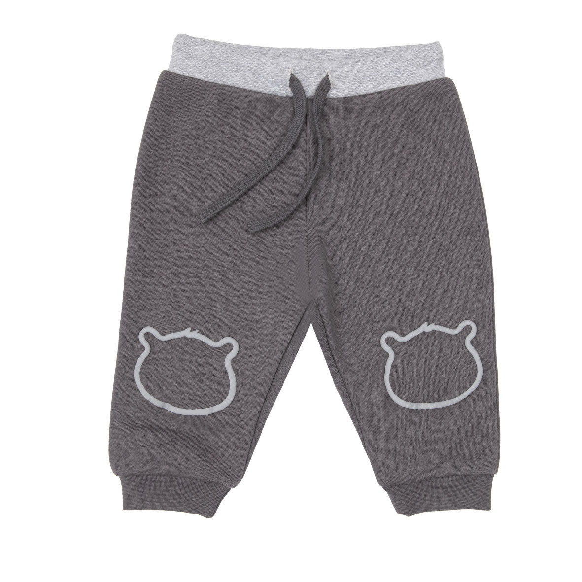 Toys Center Baby pantalone felpato bimbo grigio scuro elastico