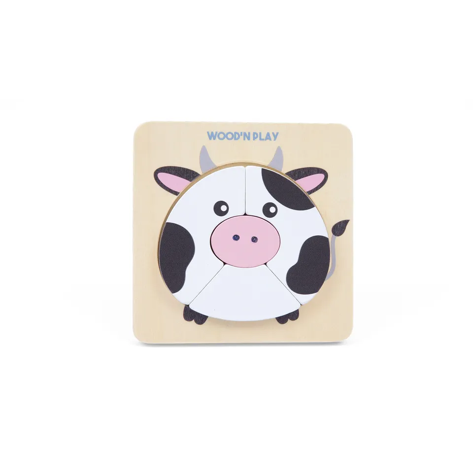 Wood'n Play mini puzzle 3D in legno assortito