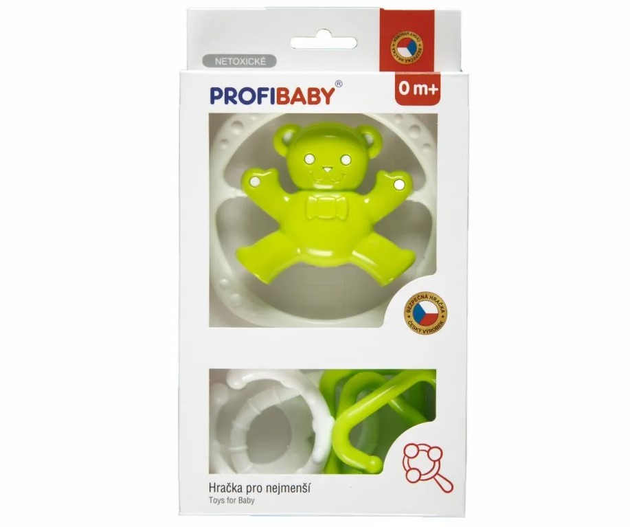 Profibaby Orso Coniglio set 2 sonagli con clip