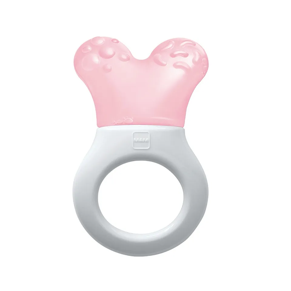 MAM Mini Cooler Clip dentaruolo rosa rinfrescante 2+ mesi