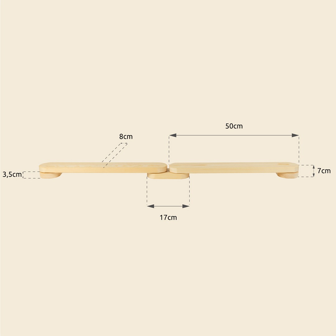The Dida Circuito Equilibrio Montessori Legno 4 Pezzi