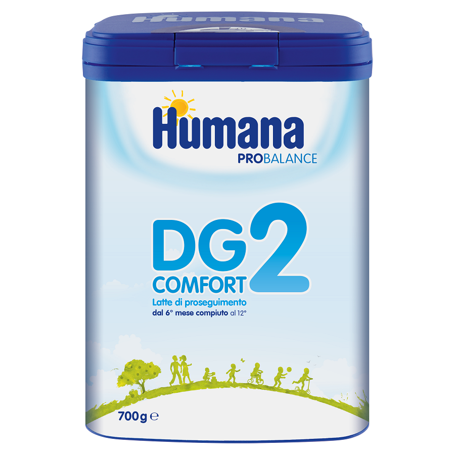 Humana DG 2 Comfort latte proseguimento 700g 6-12 mesi