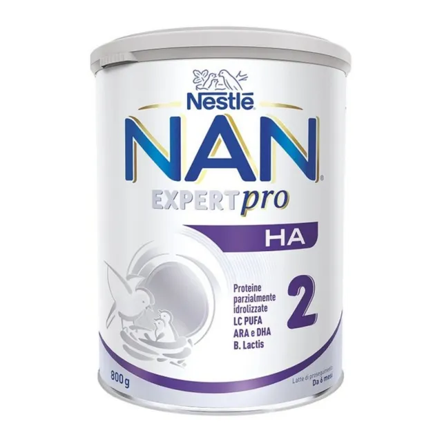 Nestlé NAN HA 2 Latte Proseguimento Polvere 800g 6 Mesi