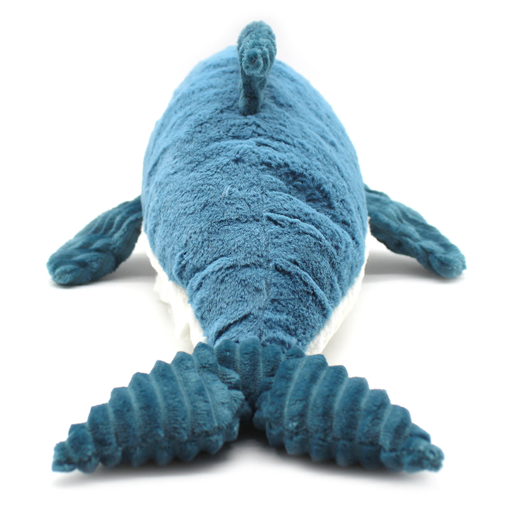 Les Deglingos Ptipotos Tofou peluche delfino blu 50 cm