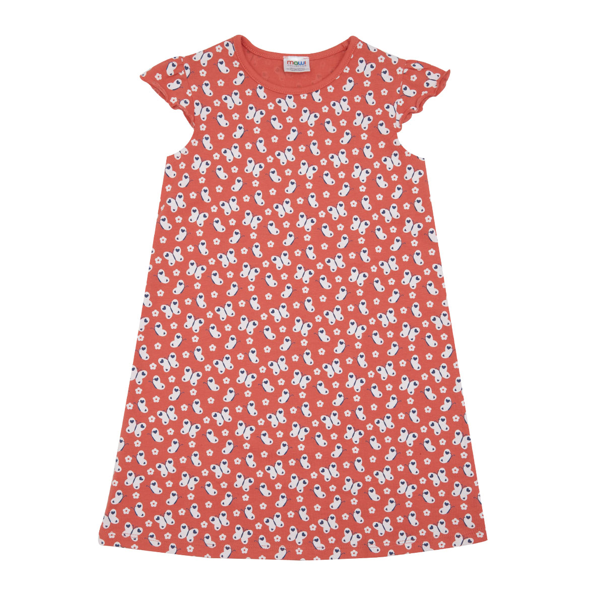 Toys Center Baby vestito bambina jersey corallo farfalle estivo