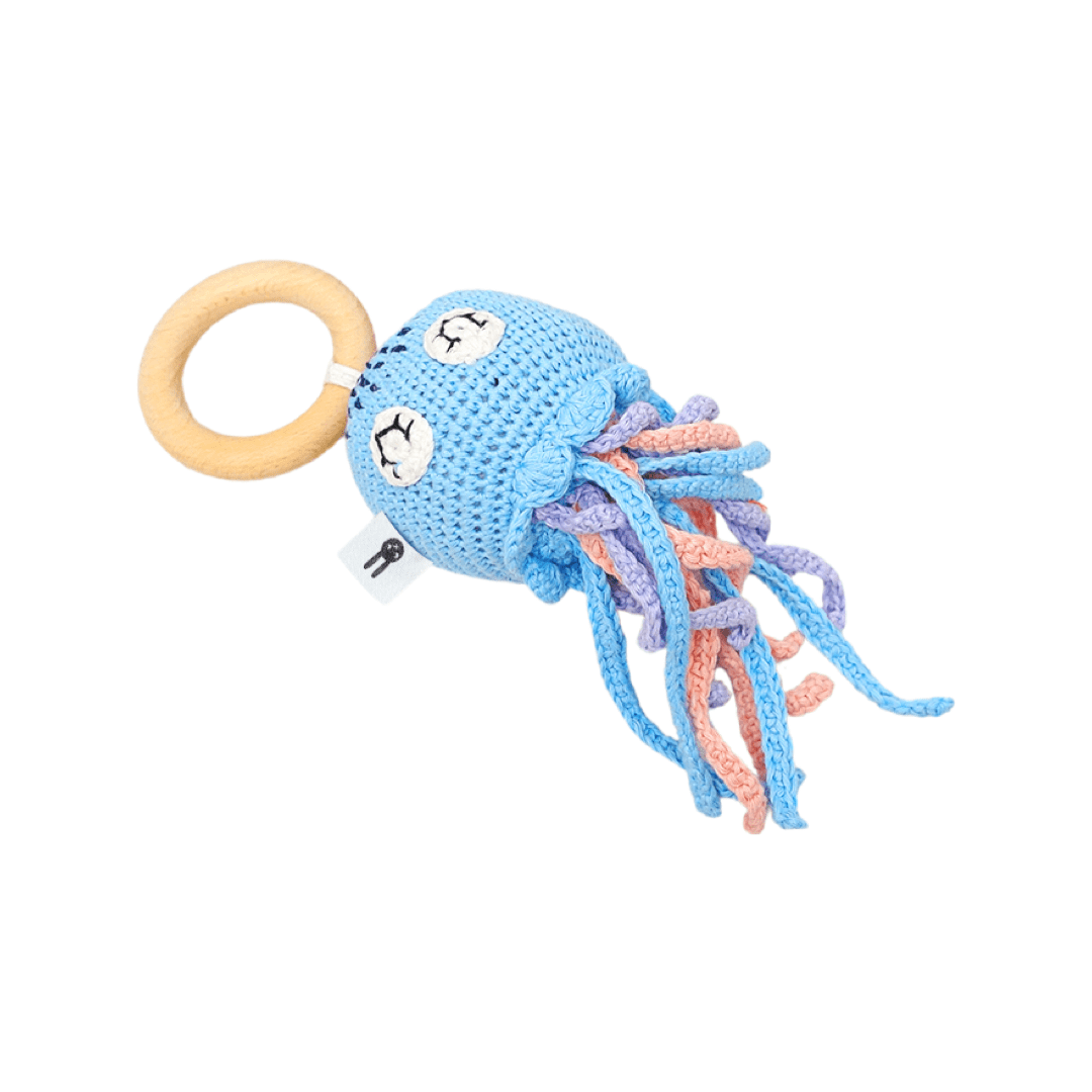 Piccoli Toys Carolina Polpo Azzurro carillon uncinetto