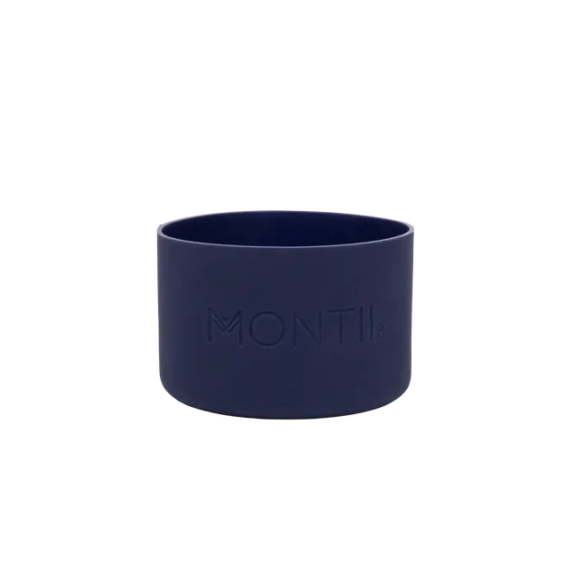 Montii copri base in silicone blu cobalto per borraccia