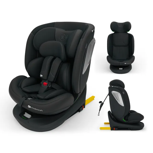 Kinderkraft I-Grow 2 Plus i-Size seggiolino nero 40-150 cm