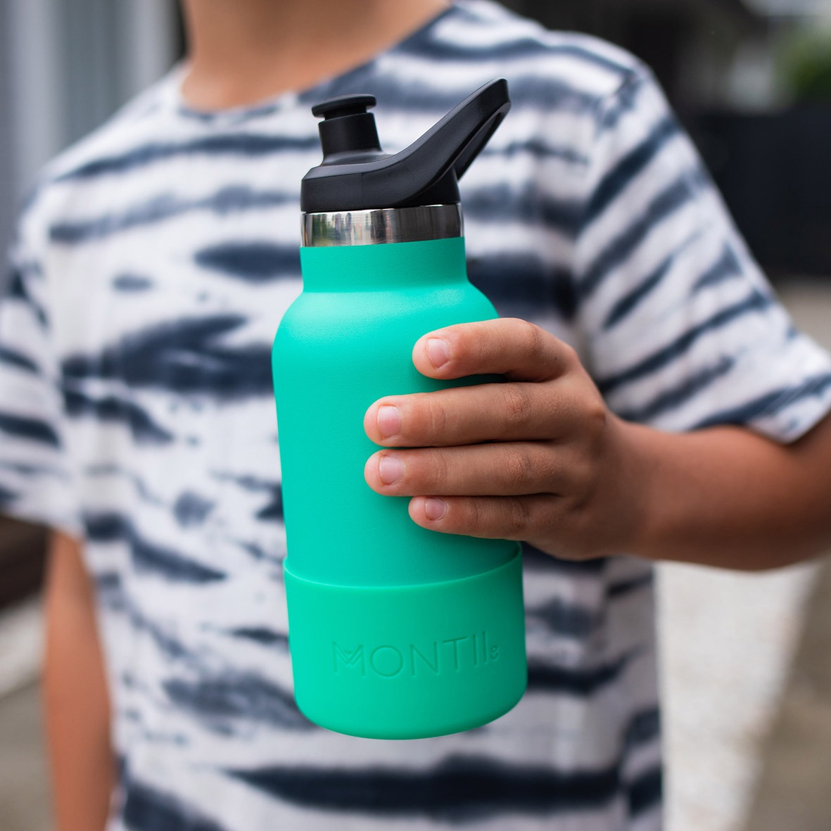 Montii Mini Montii borraccia acciaio verde 350 ml termica