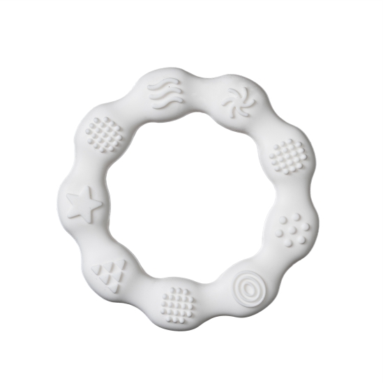 Profibaby Ruota giocattolo in silicone bianco e nero