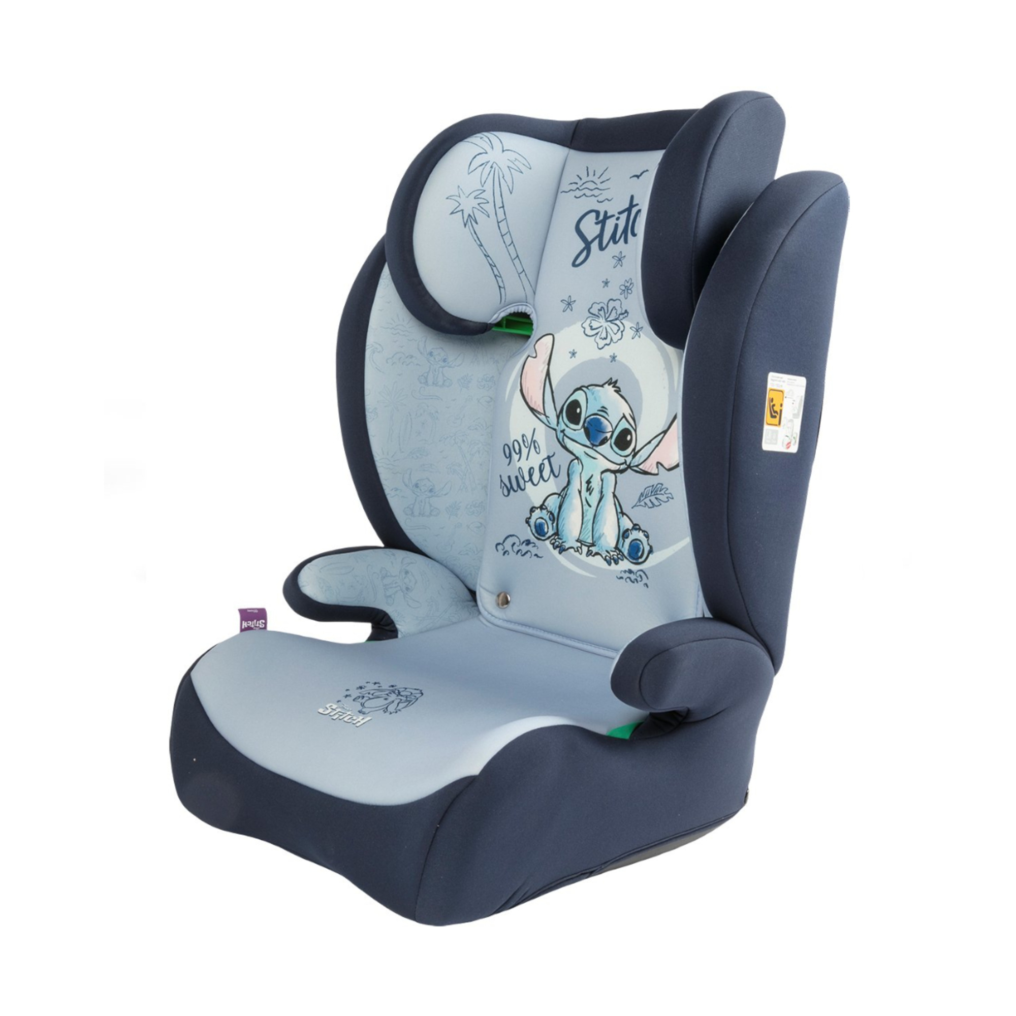 Disney Pallade Stitch 100-150 i-Size seggiolino auto bimbo
