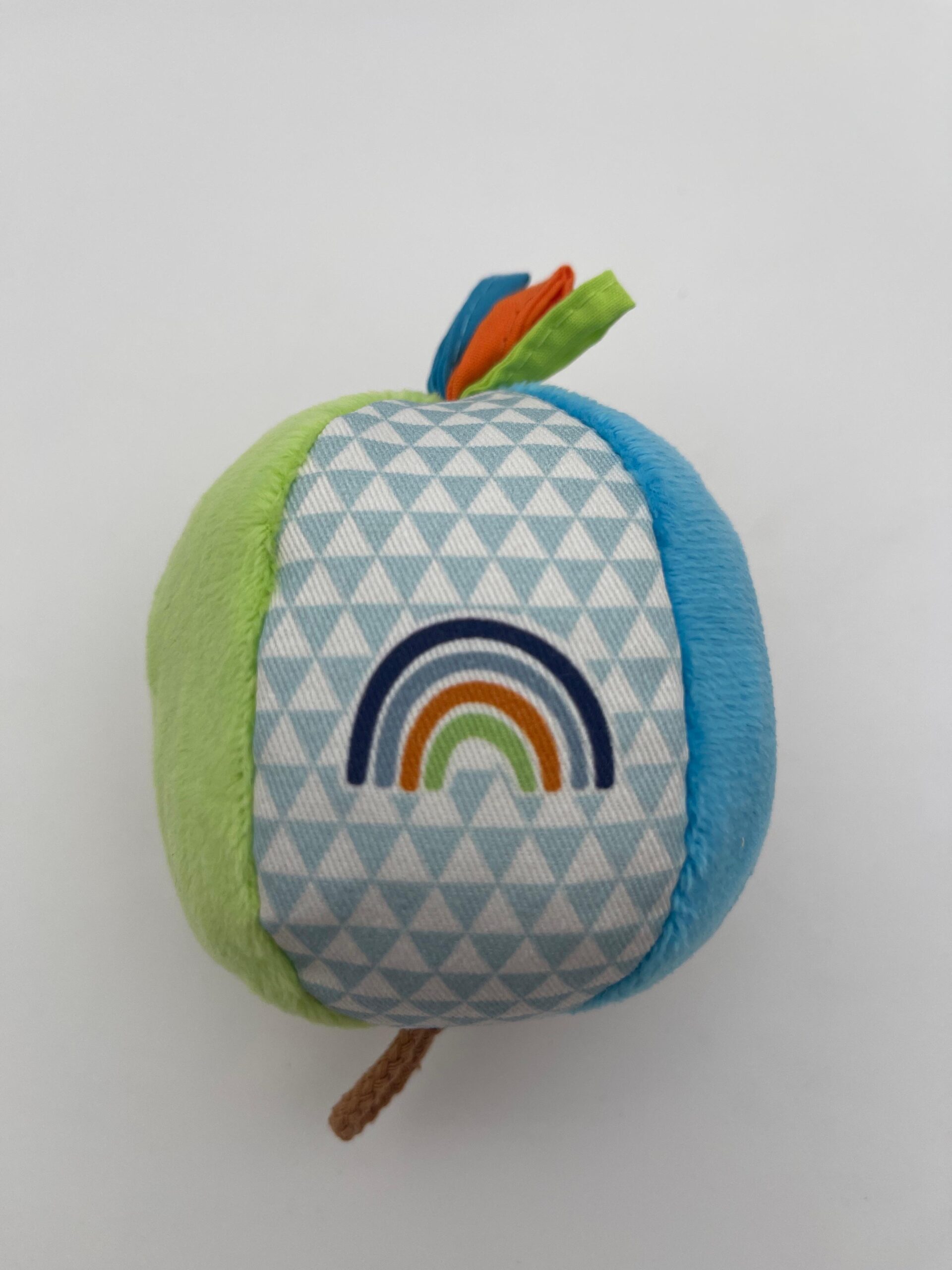The Dida Palla Sensoriale Stoffa Arcobaleno Blu