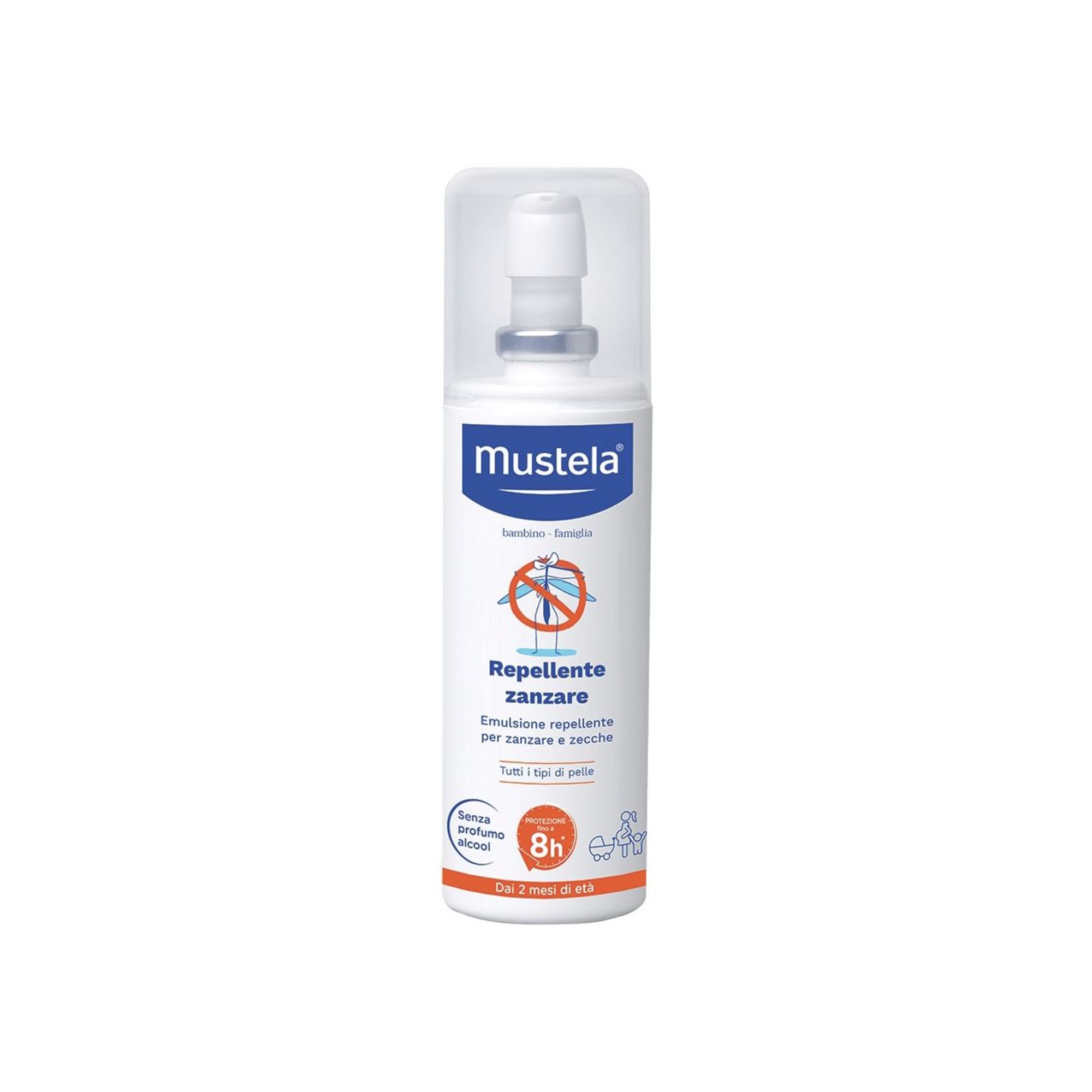 Mustela repellente spray zanzare 100ml dai 2 mesi